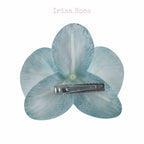 Orchid Barrette in Baby Blue