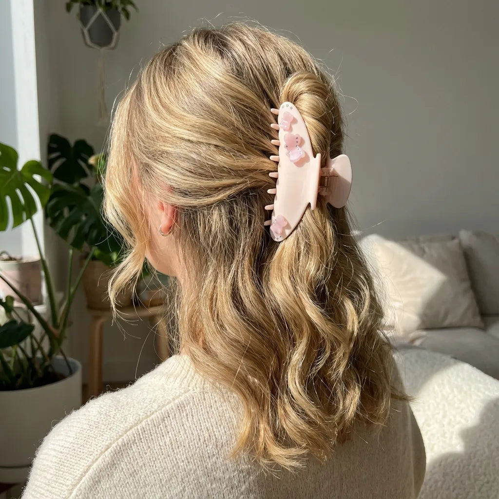 Gabrielle Claw in Jade Butterfly