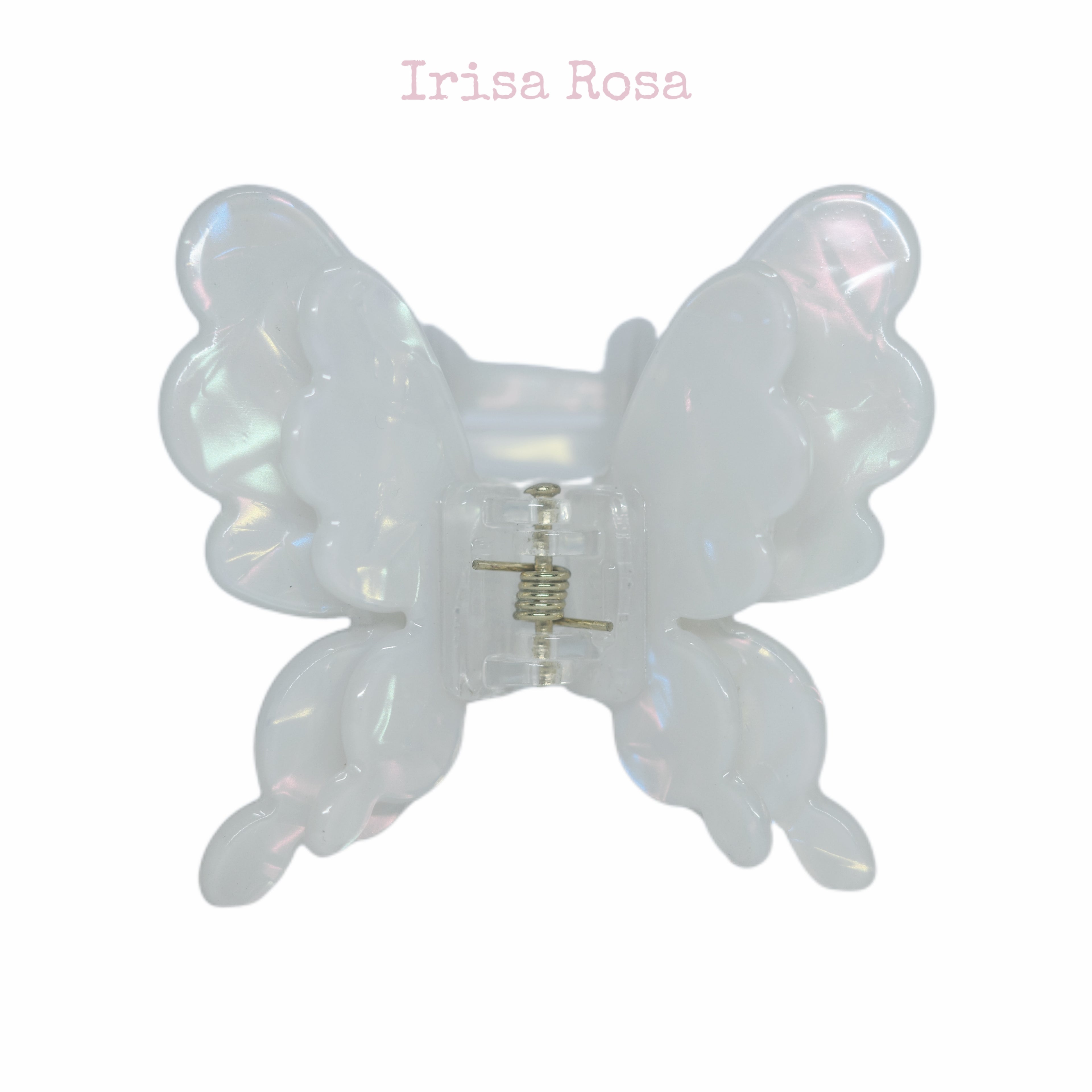 Flutter Duo Clip in White