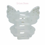 Sparkle Flutter Claw in White