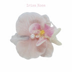 Special Edition of Orchid Barrette in Pink with Starfish