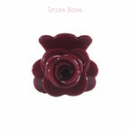 Petit Rose Hair Claw in Red