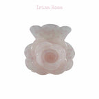 Petit Rose Hair Claw in Pink