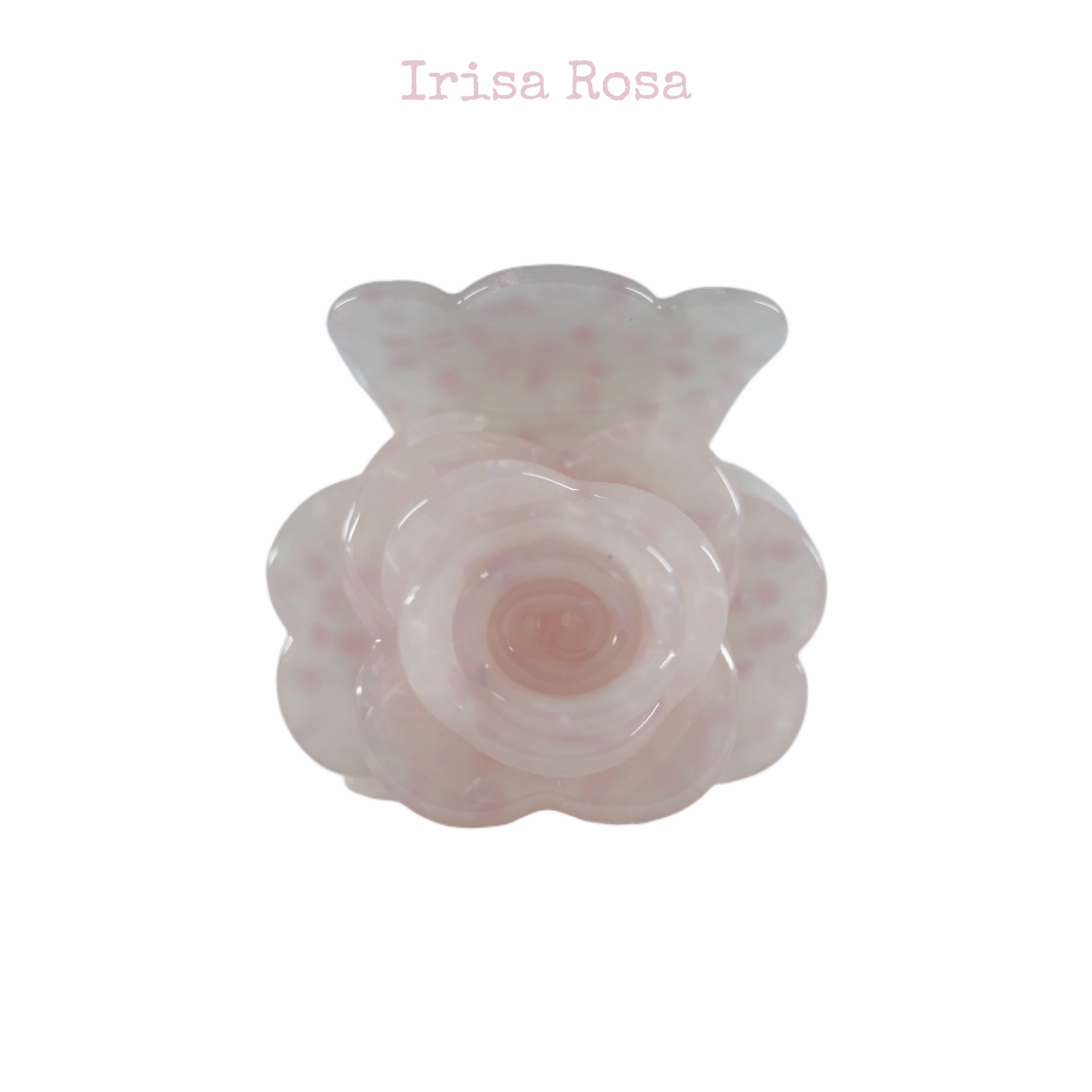 Petit Rose Hair Claw in Pink