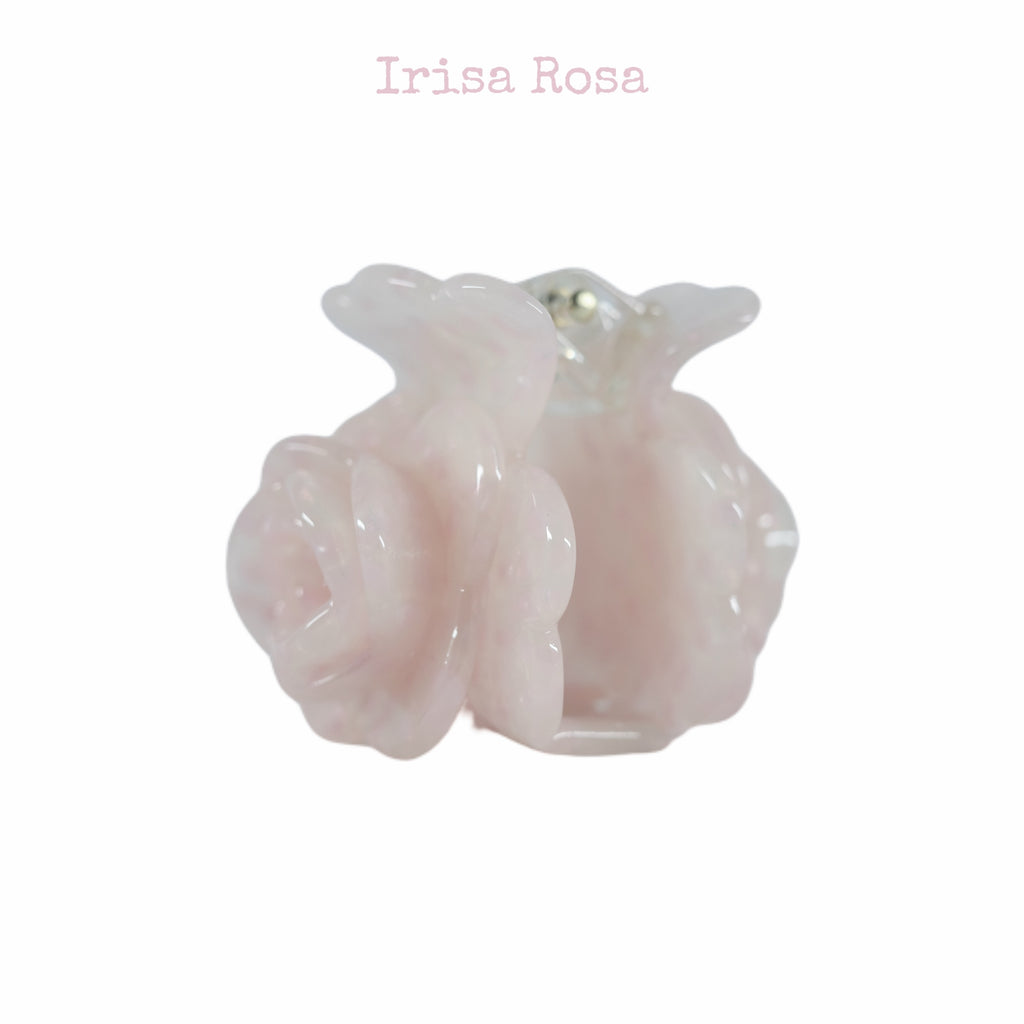 Petit Rose Hair Claw in Pink