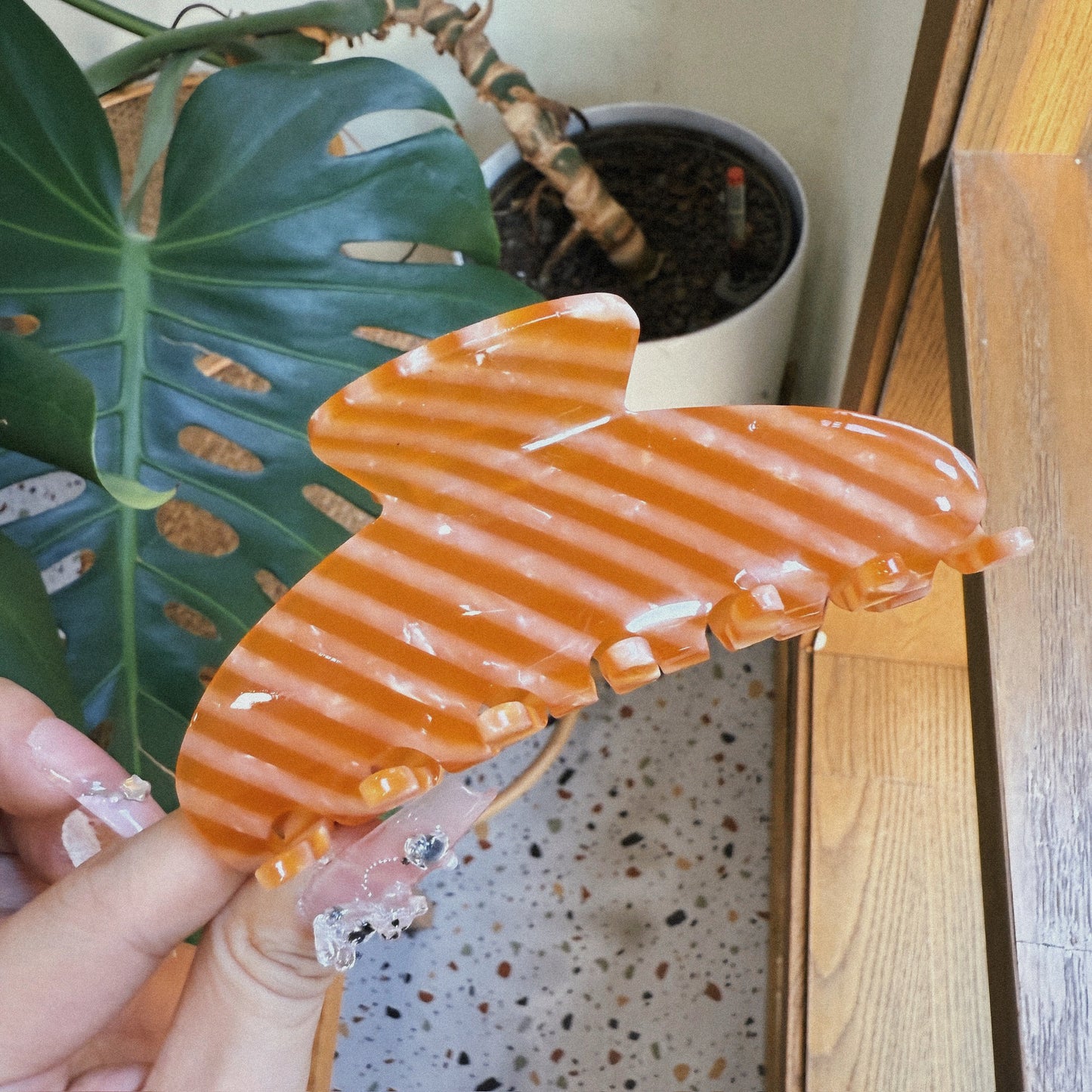 Hair Claw Clip in Citrus