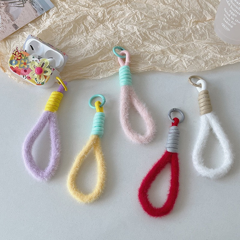 Fluffy Wrist Straps for Phones