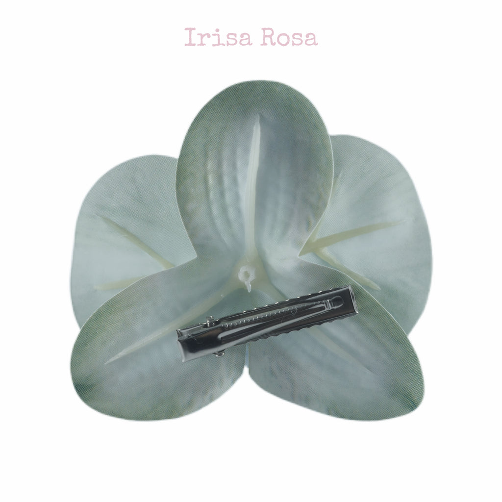 Orchid Barrette in Mint