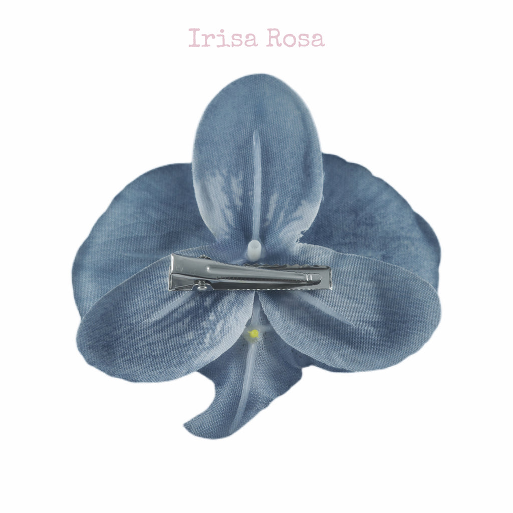 Orchid Barrette in Mist