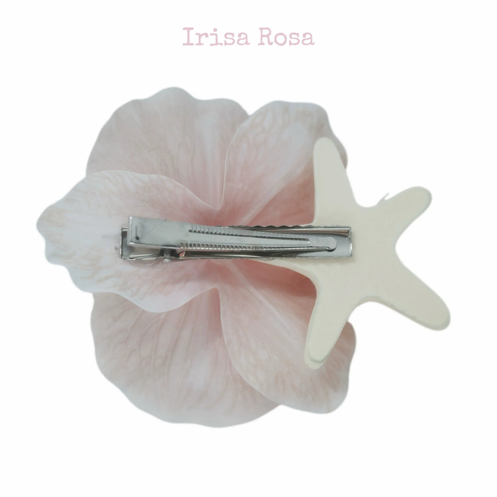 Special Edition of Orchid Barrette in Pink with Starfish