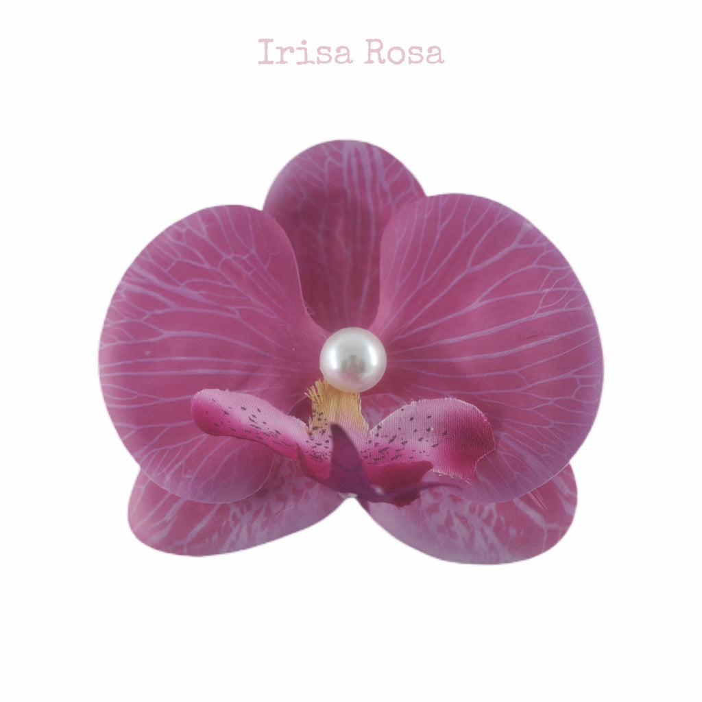 Orchid Barrette in Queenie