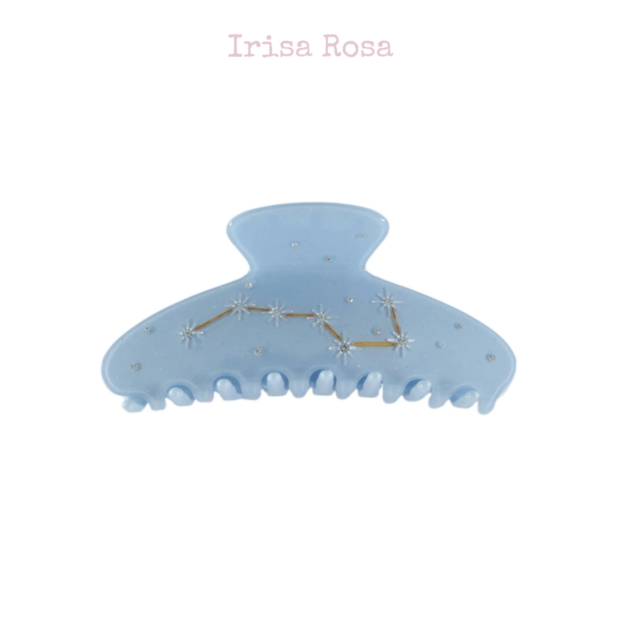 The Big Dipper Hair Claw in Blue – bold claw clip with celestial-inspired design