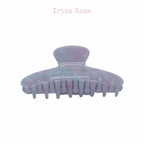 Angled view of Big Dipper Hair Claw in Purple – durable matte finish with starry elegance