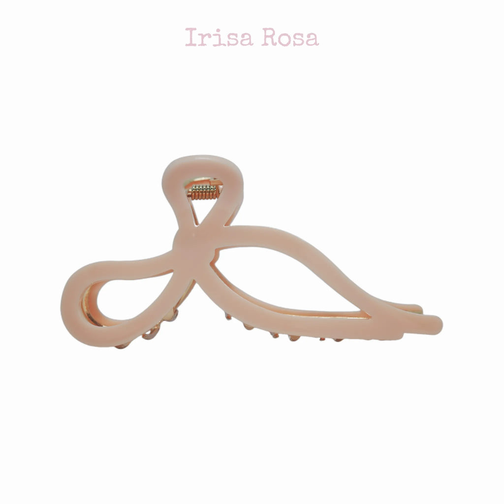 Pink Bow Hair Clip – Cute Everyday Hair Accessory