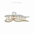 Pure White Bow Hair Clip Side – Elegant Hair Accessories for Women