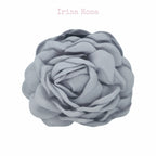 Grey Camellia Hair Claw – elegant floral claw clip hair accessory