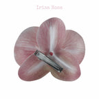 Back view of Himalaya Orchid Barrette – white orchid hair clip