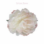 Pale Pink Peony Hair Claw – soft floral claw clip for elegant hairstyles
