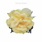 Yellow Peony Hair Claw – bright floral claw clip, perfect for spring and summer